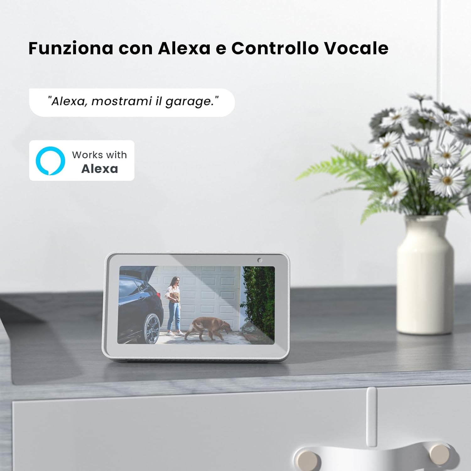 Thumbnail 6 de ieGeek 2K Telecamera Wi-Fi Esterno con Pannello Solare: Sorveglianza senza fili, impermeabile IP66