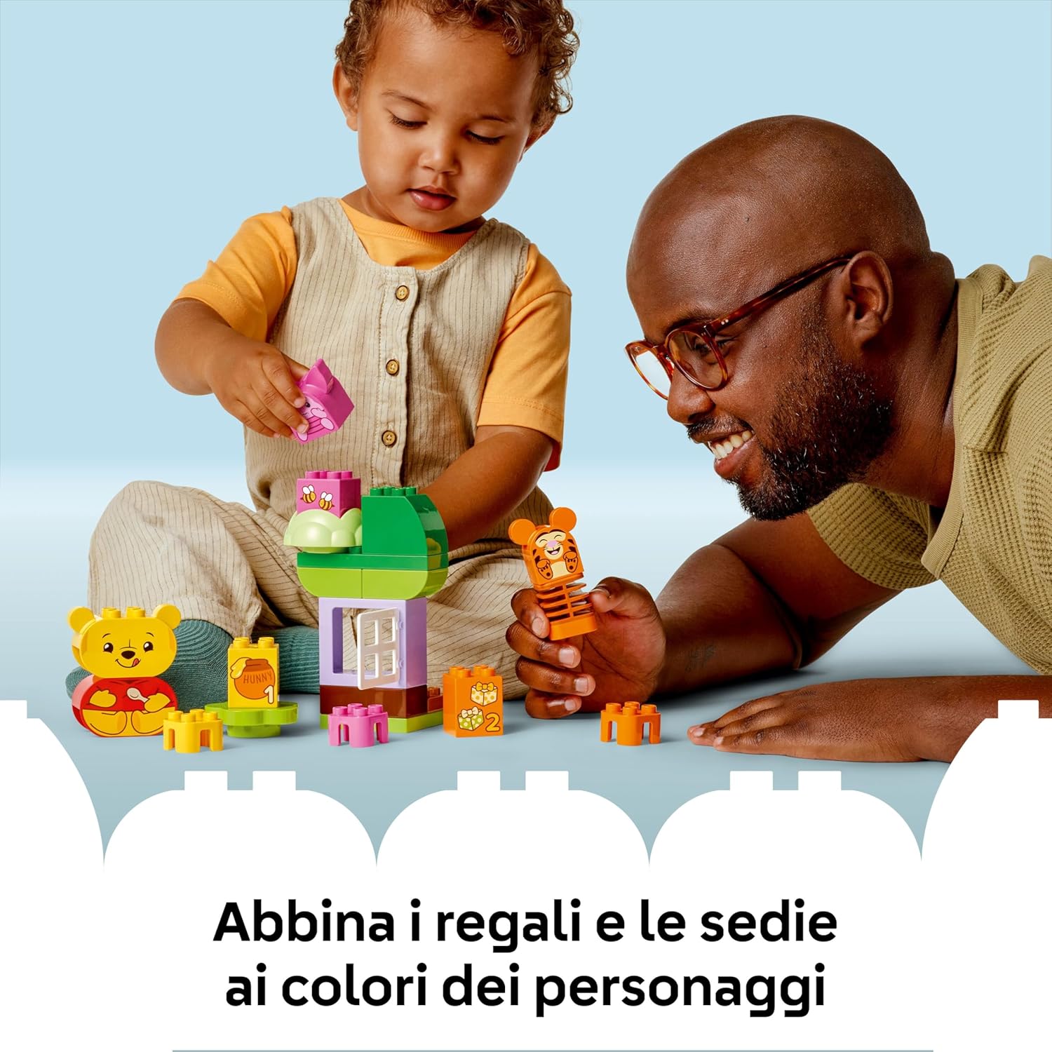 Detalle de LEGO DUPLO Winnie the Pooh 10457, motricità fine