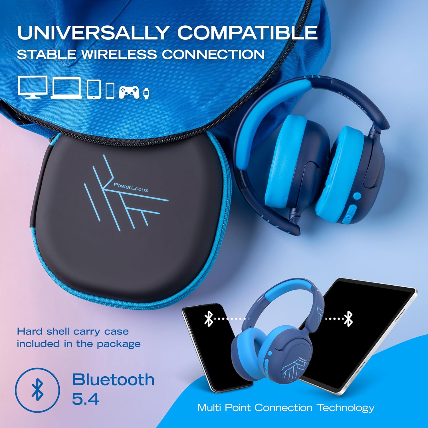 Thumbnail 5 de PowerLocus Kids Active Noise Cancelling Headphones 70h