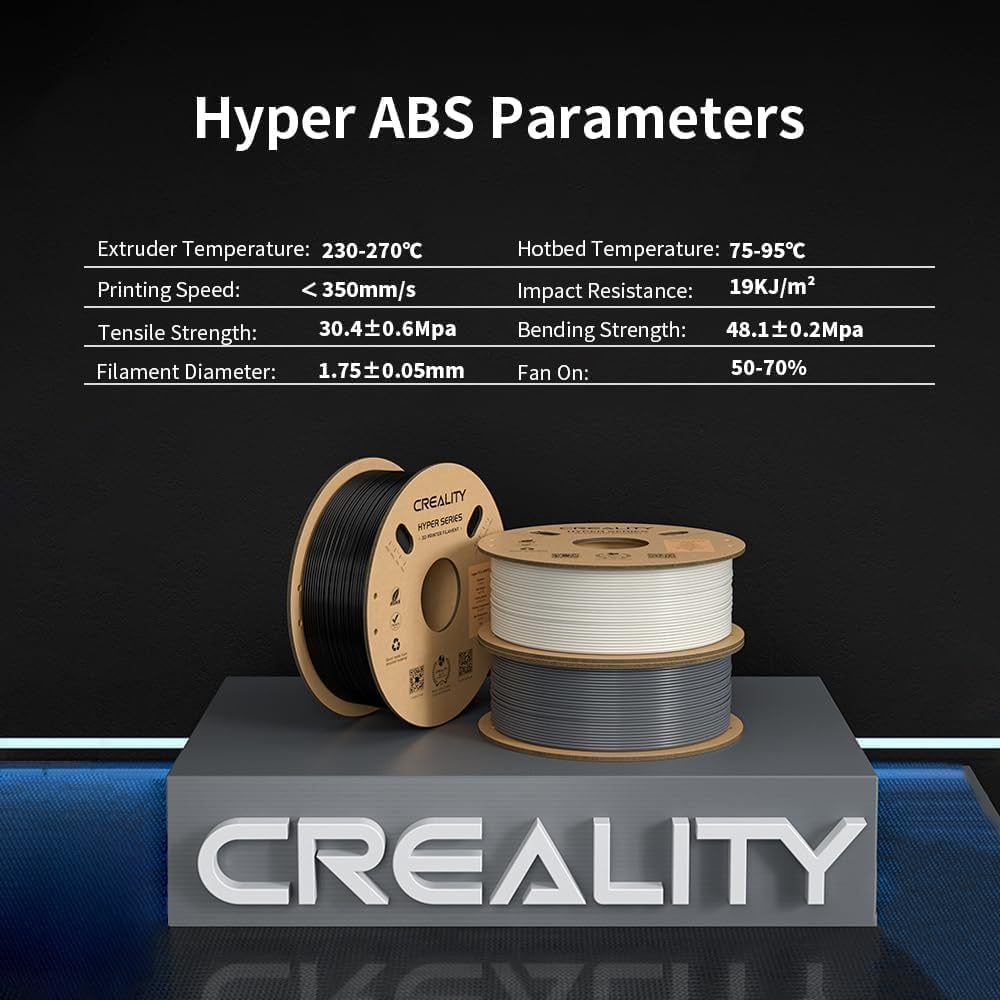 Thumbnail 4 de Creality ABS Filamento 1.75mm – Alta Resistencia y Velocidad 🖨