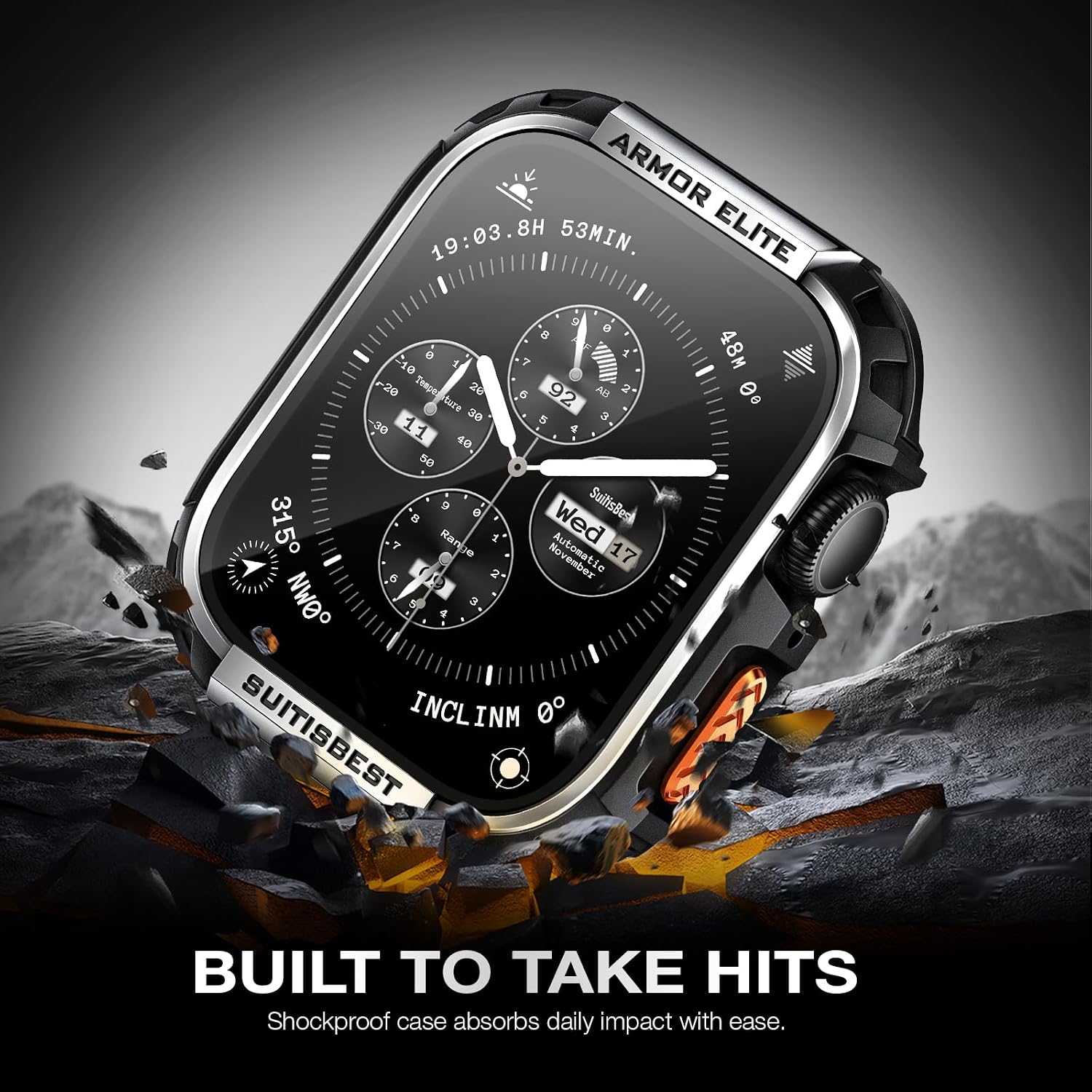 Thumbnail 2 de Suitisbest Armor Case for Apple Watch 44mm