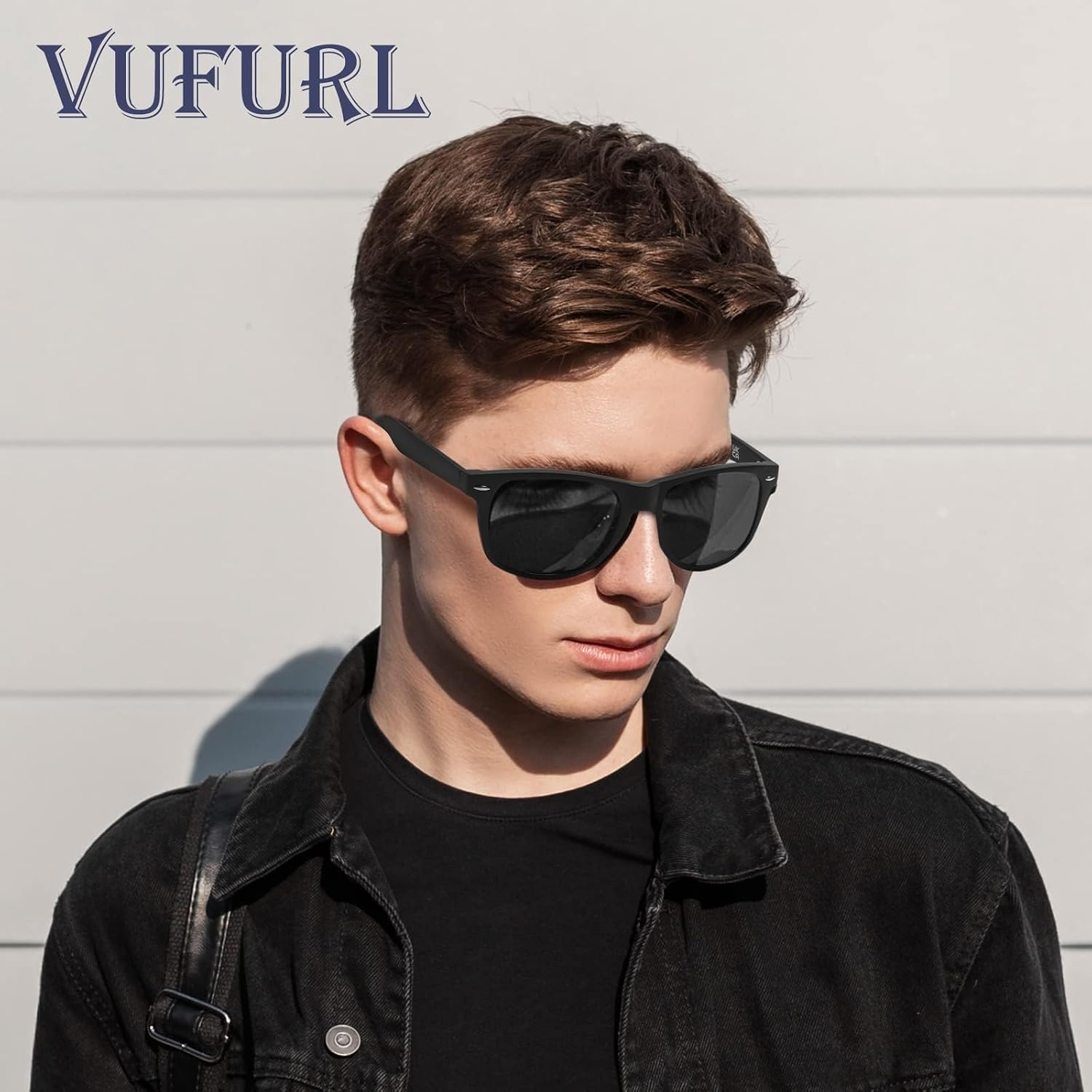 Detalle 2 de Vufurl Ultra Light Rectangular Polarized Sunglasses (UV400) for men and women