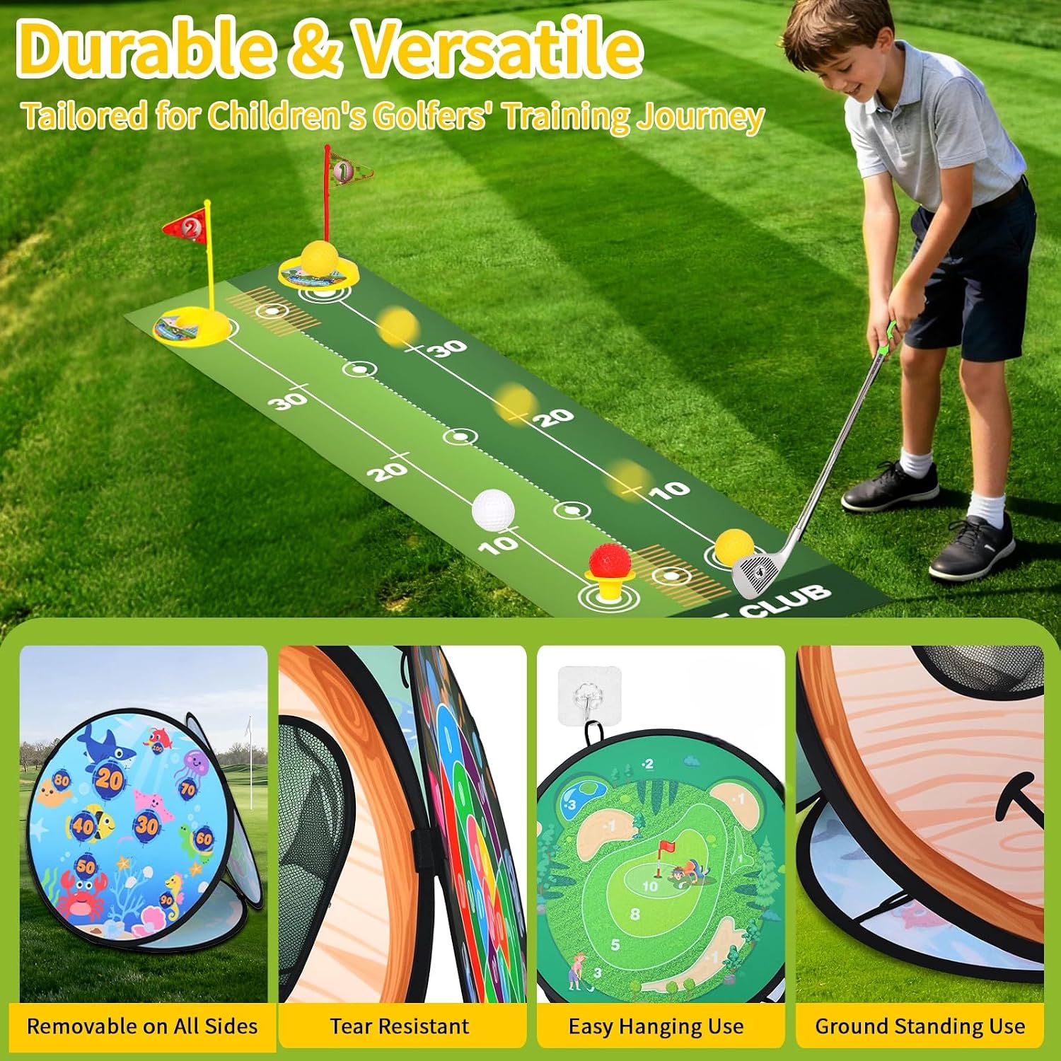 Thumbnail 6 de AOSITE 5-in-1 Toddler Golf Game Set