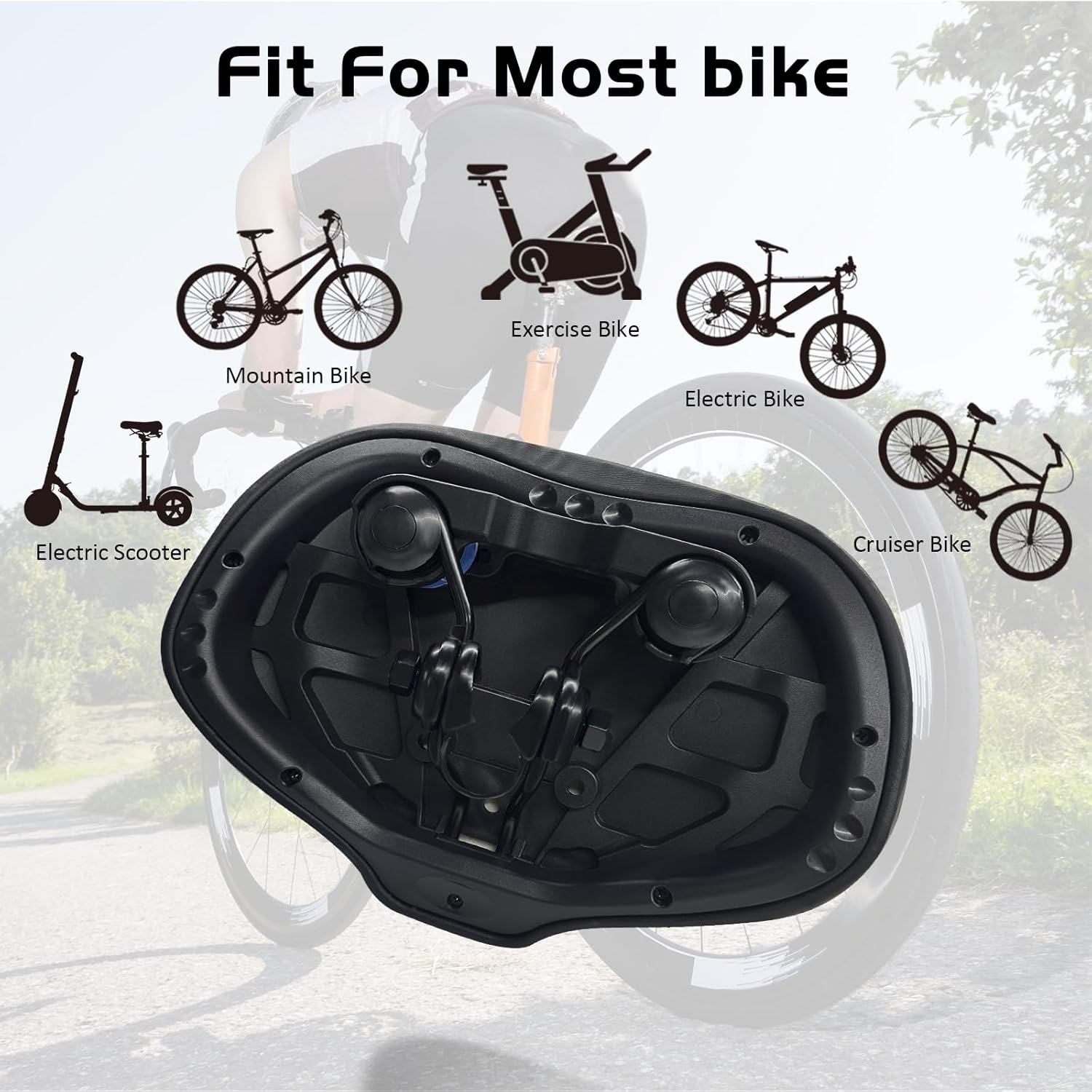 Thumbnail 5 de Noseless Bike Seat 580 lb