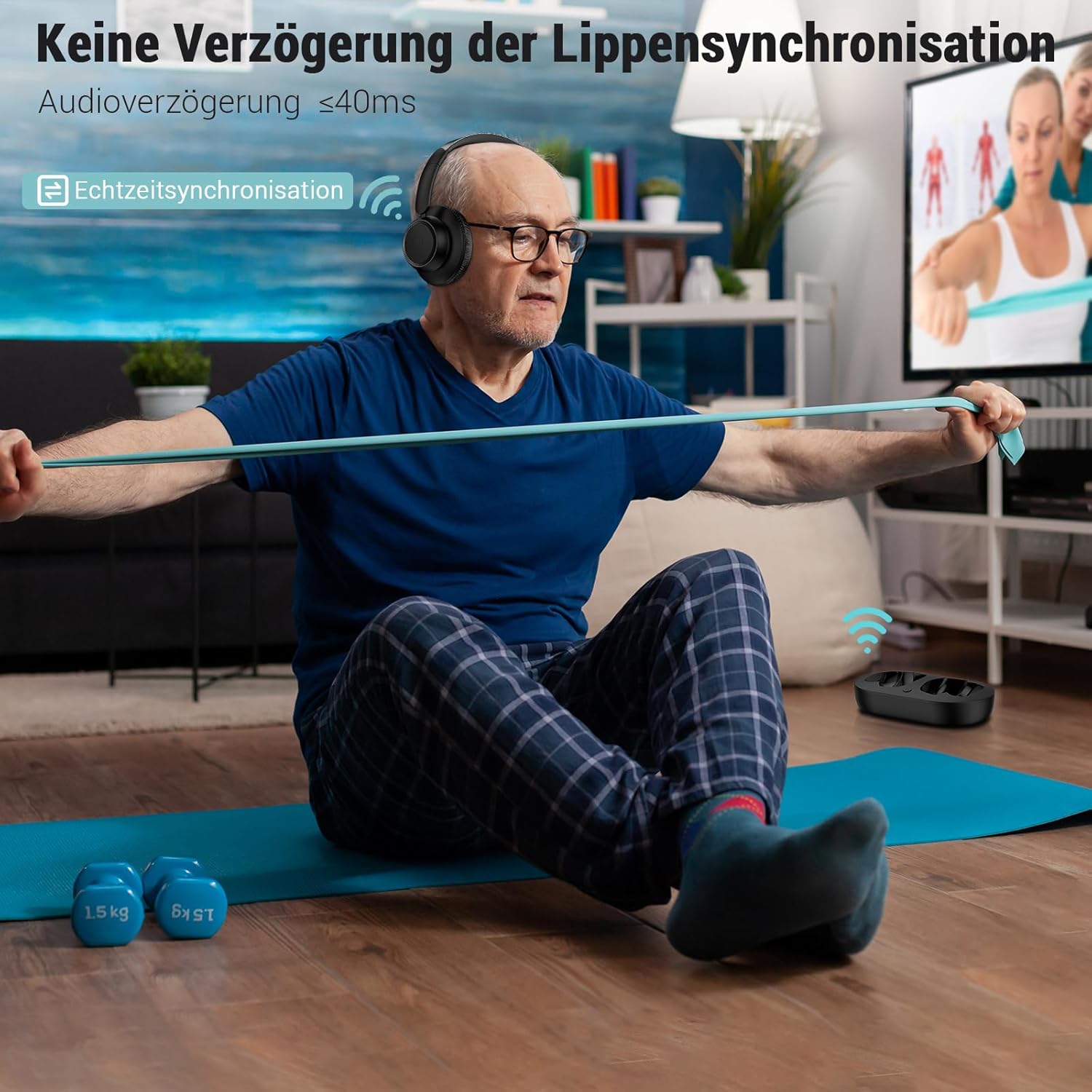 Thumbnail 2 de LETSACTIV Funkkopfhörer für Fernseher