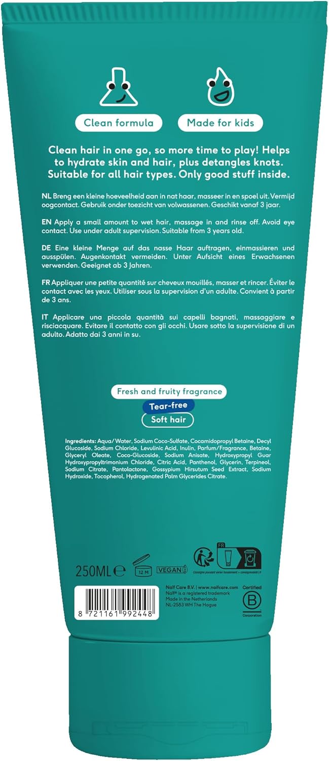 Thumbnail 1 de Naïf Shampoo e Balsamo 2 in 1 per bambini – delicato, 0% SLES, 250 ml