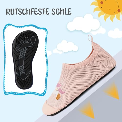 Detalle de Kyopp Hausschuhe Kinder – rutschfeste Pantoffeln für Jungen und Mädchen