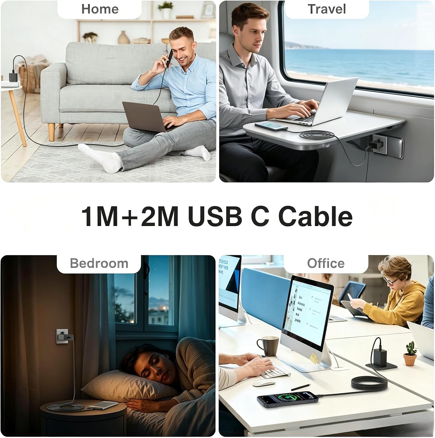 Thumbnail 4 de 20W iPhone Fast Charger with 2m USB‑C to Lightning cable