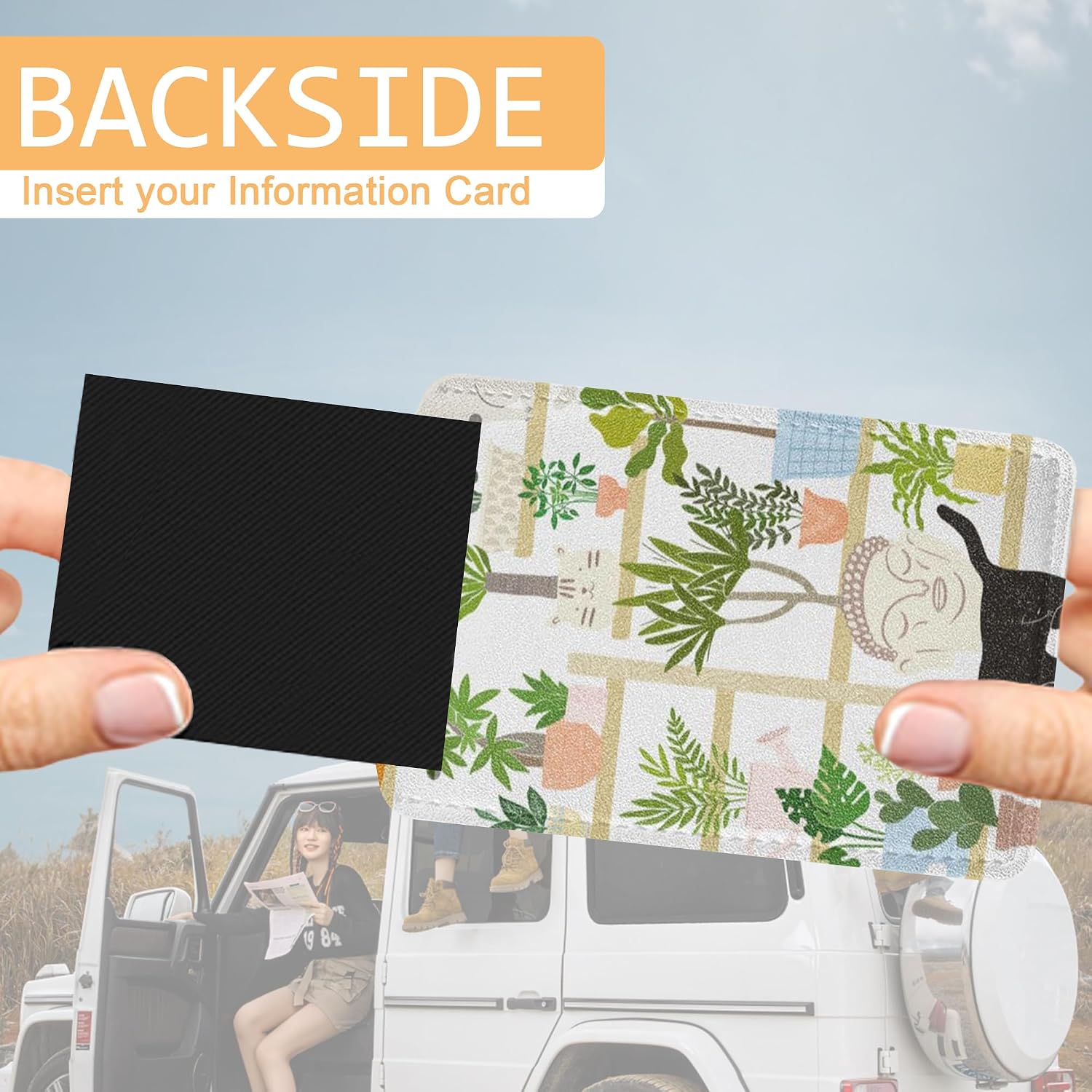 Thumbnail 6 de 2-Pack Luggage Tags for Suitcases with Privacy Cover and Metal Loop