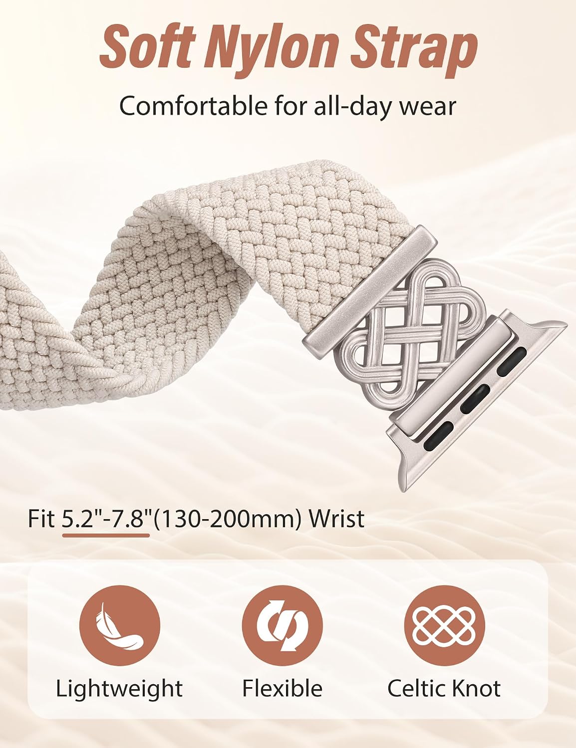 Detalle 2 de Braided Magnetic Band for Apple Watch 45mm