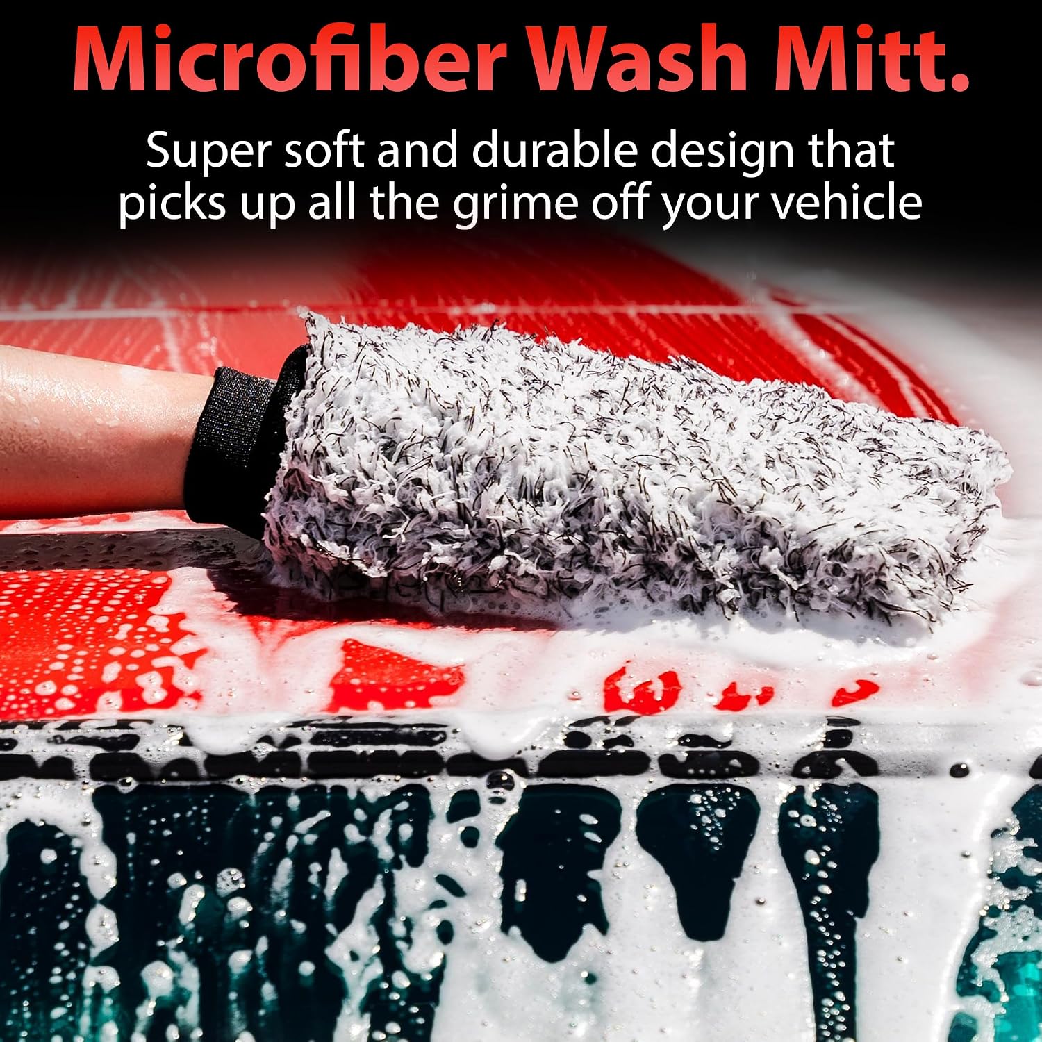Thumbnail 1 de Adam's Polishes Microfiber Car Wash Mitt for Safe Washing