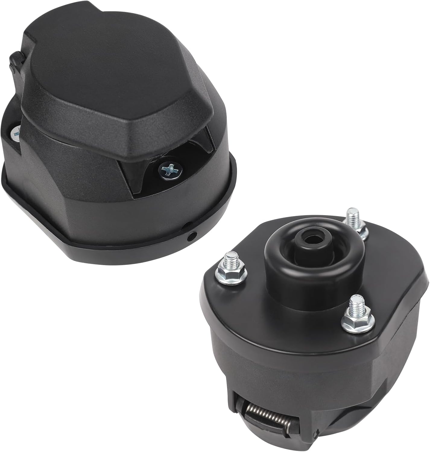 Detalle de AOHEWEI 13-pin Waterproof Trailer Socket: 12 V Plastic Connector for European Towing