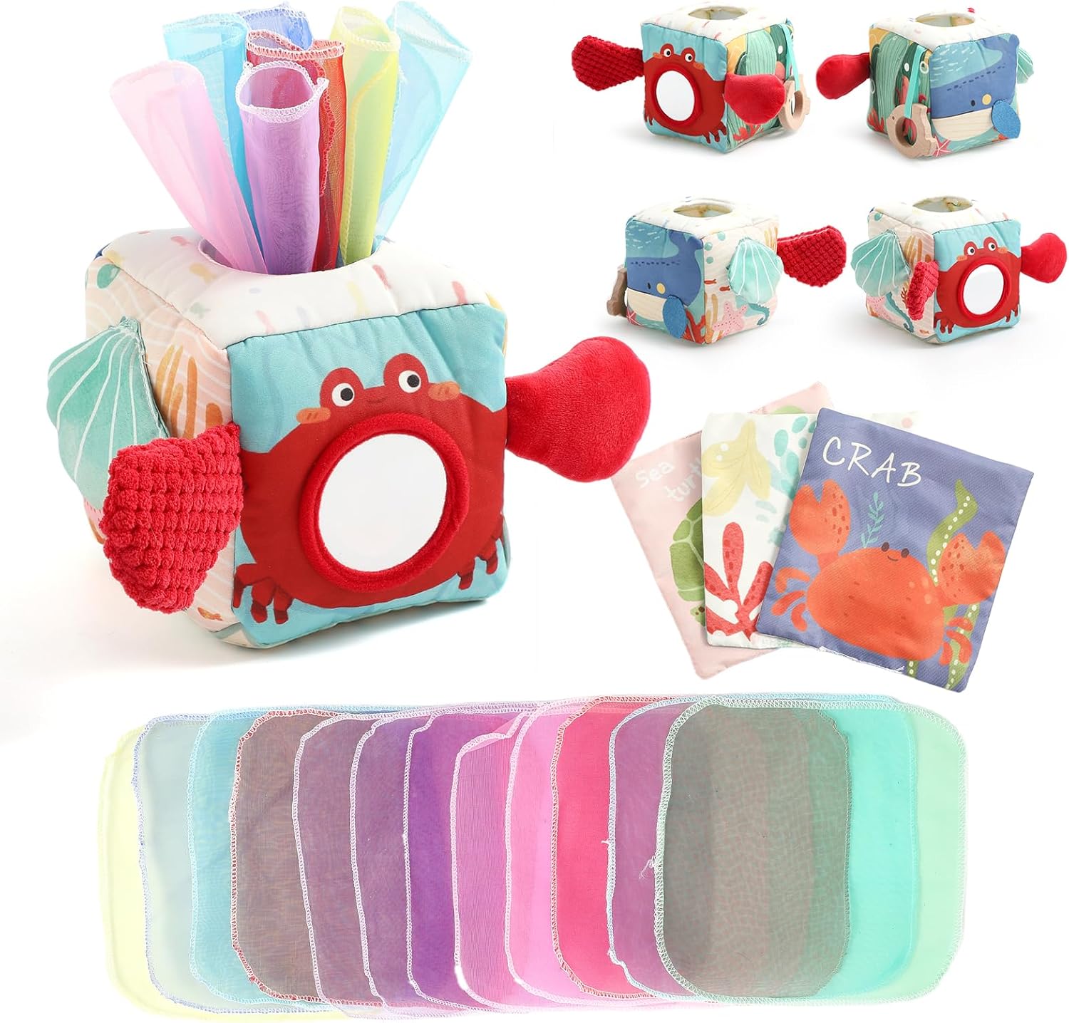 Thumbnail 6 de Montessori Spielzeug Baby Tücherbox – sensorik & Frühlernen ab 6 Monaten