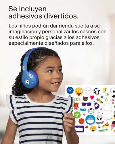 Thumbnail 7 de Belkin SoundForm Mini: auriculares inalámbricos para niños con micrófono, 30 h de autonomía y seguridad de volumen