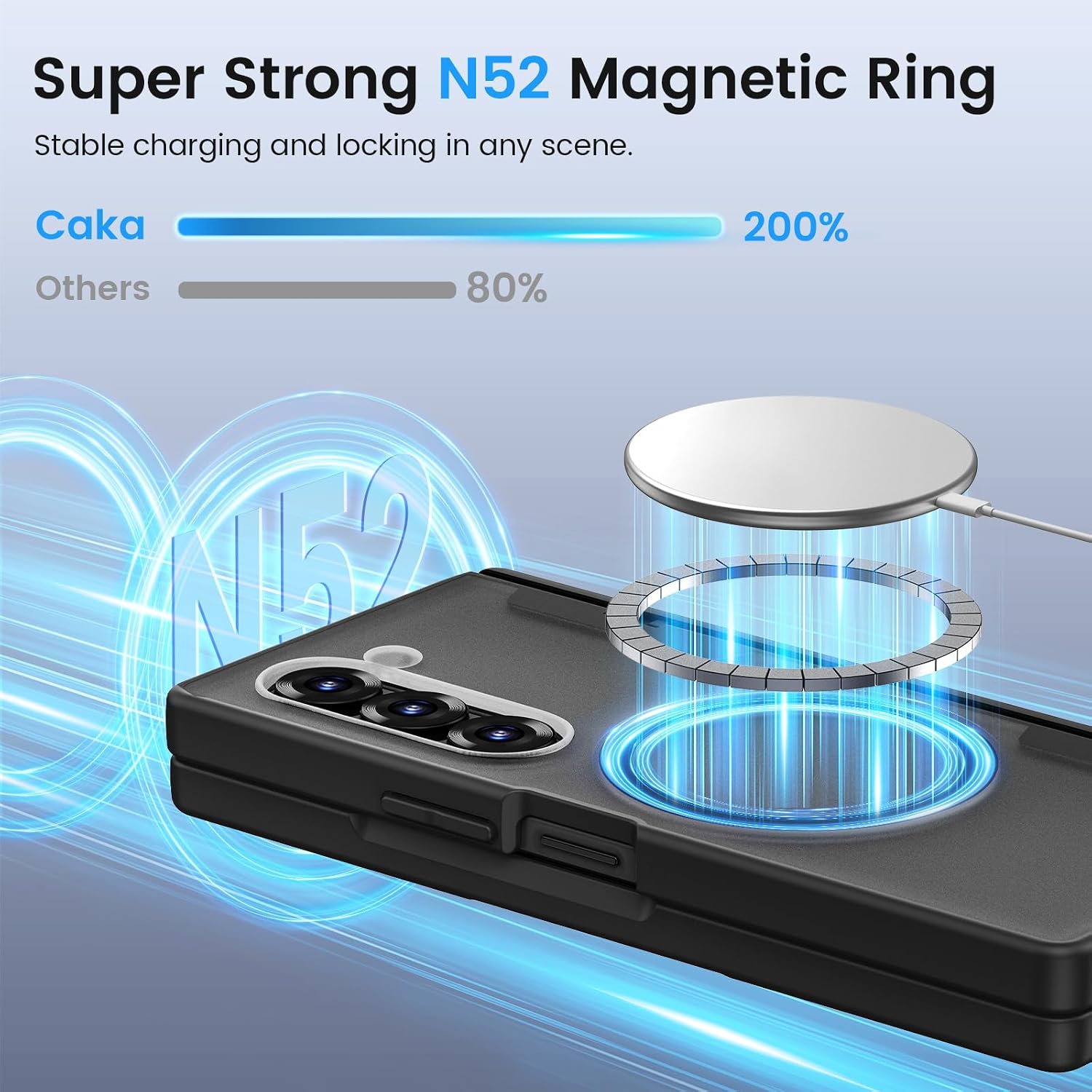 Detalle de Caka Galaxy Z Fold 6 case with Mag