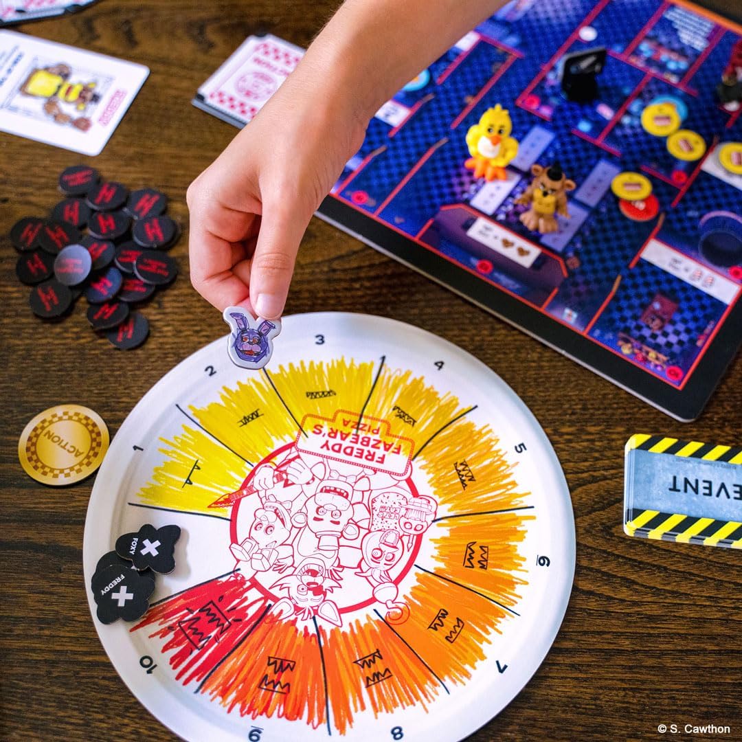 Detalle 2 de Five Nights at Freddy's: Night of Frights – Survival Strategy Board Game