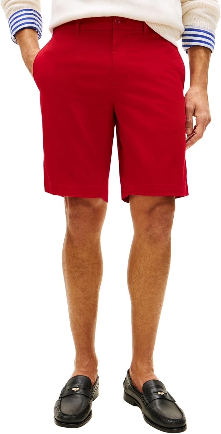 Detalle de Tommy Hilfiger Altri Pantaloncini Uomo — stile essenziale e sostenibilità