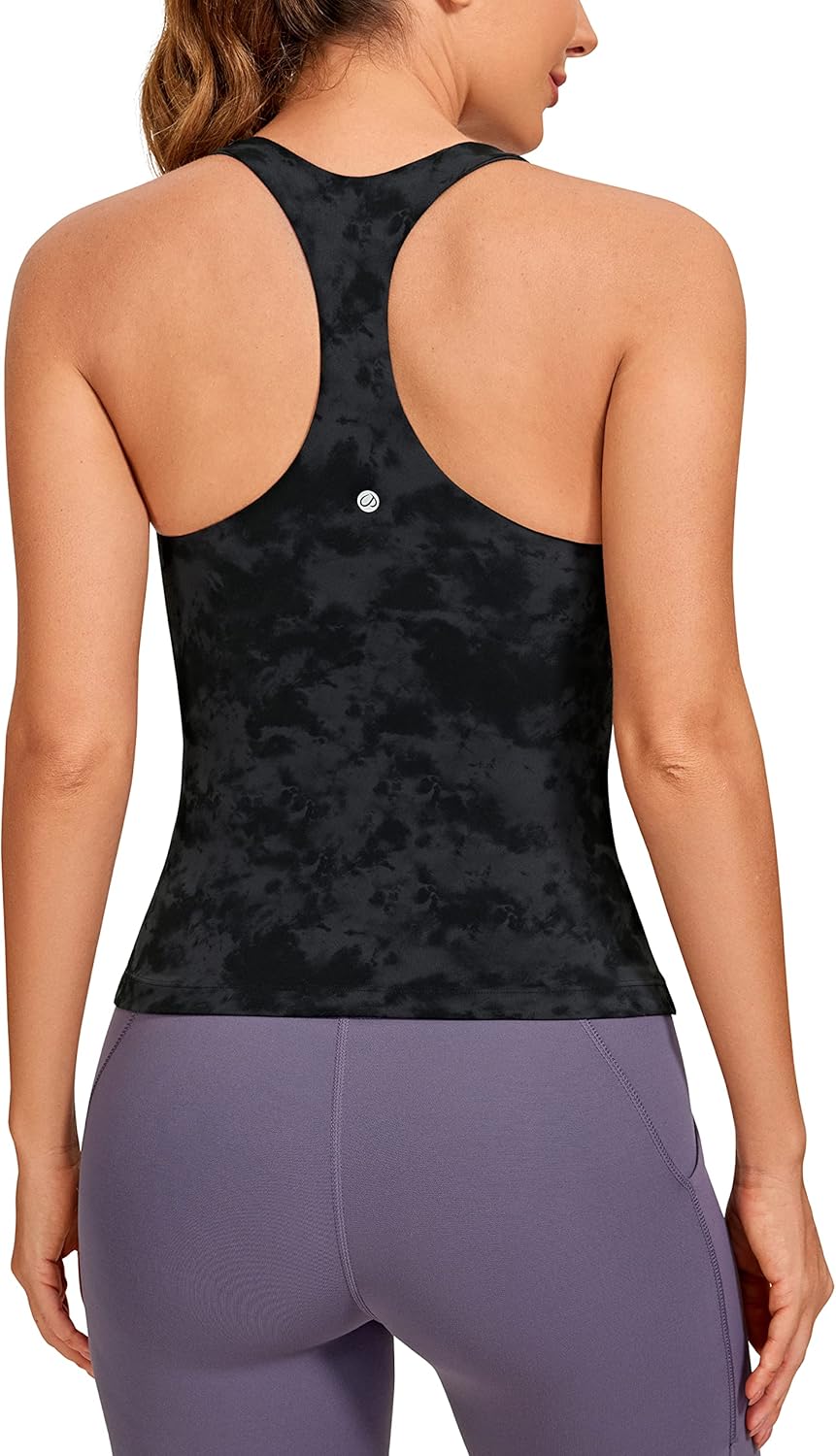 Thumbnail 6 de CRZ YOGA Butterluxe Palangre Débardeurs d'entraînement Femme avec Soutien-Gorge Intégré à Dos Nageur