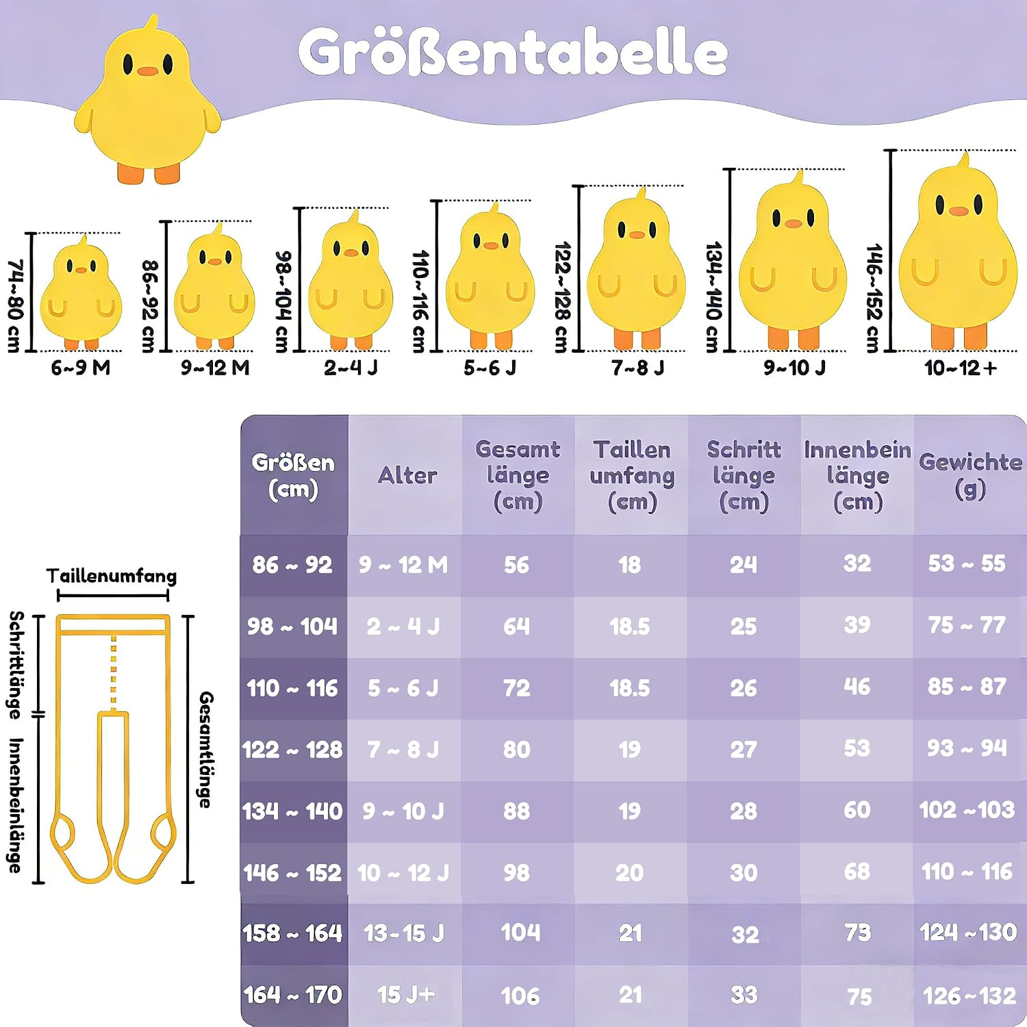Thumbnail 5 de L&K-II collant per bambini per danza classica con piede, estivi e morbidi (27251)