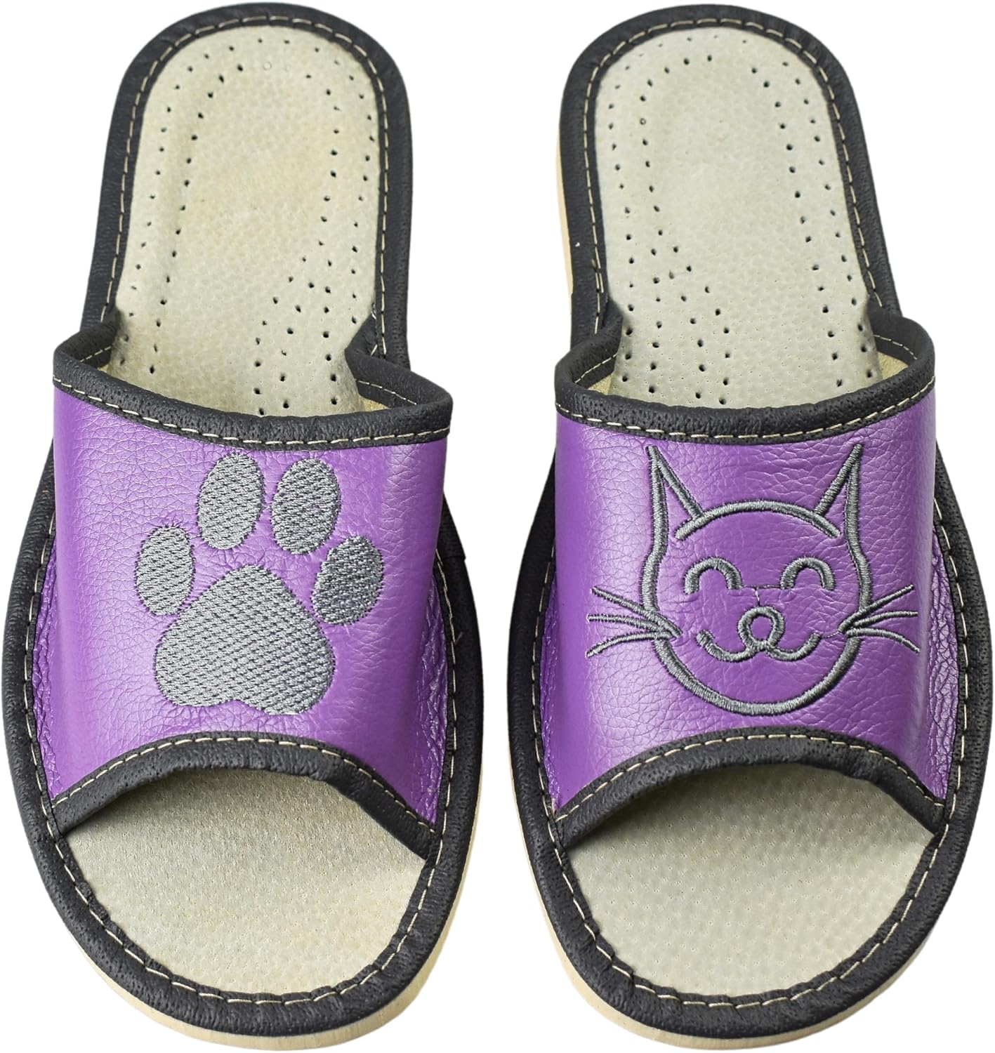 Thumbnail 1 de APREGGIO Chaussons en cuir 36–41