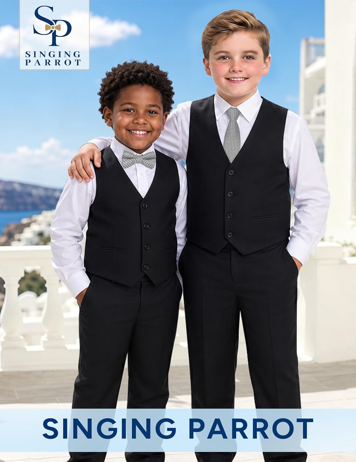Detalle 2 de Singing Parrot Boys’ Suit Set, 7-Piece