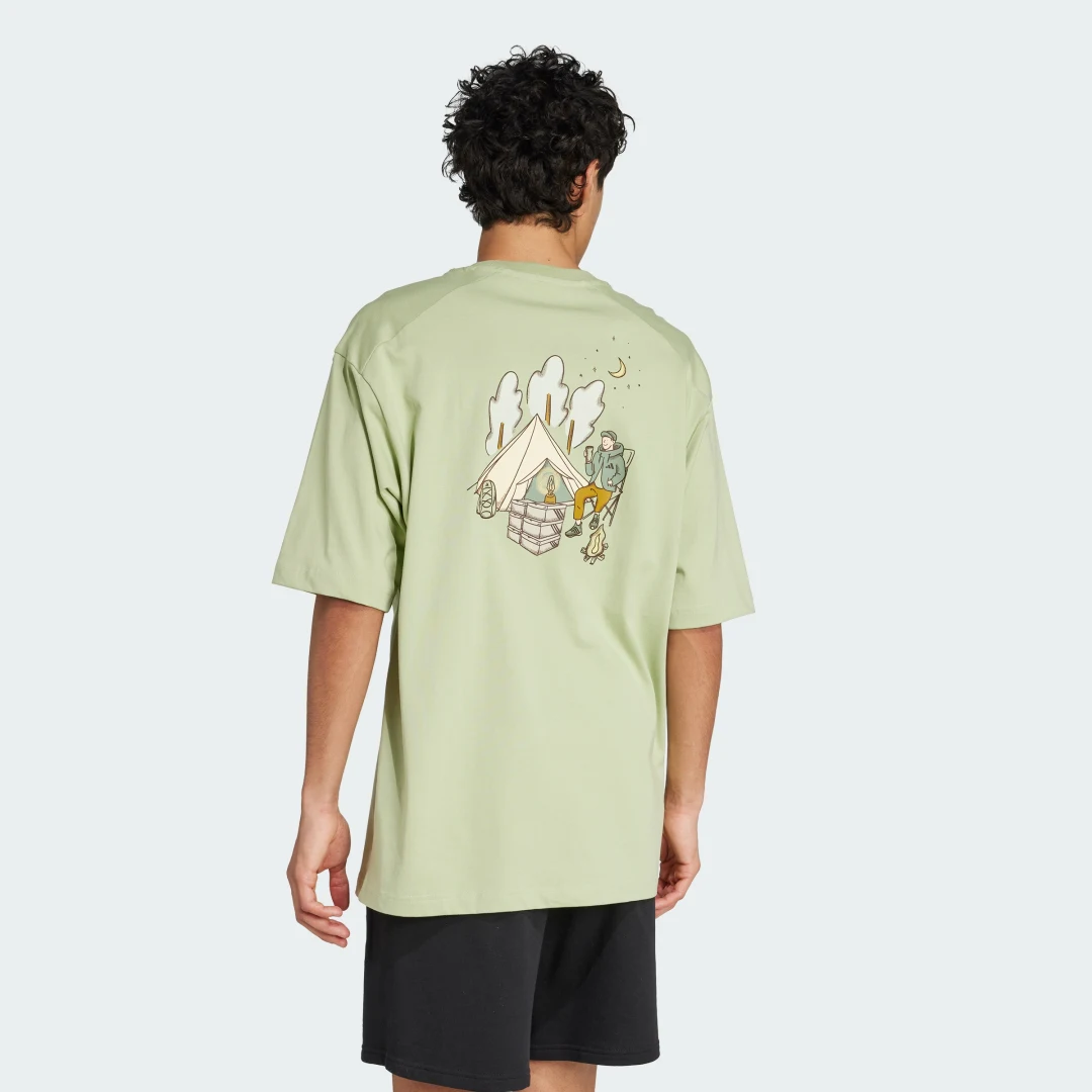 Detalle 2 de Codes Doodle Camp Graphic T-Shirt camiseta gráfica talla L
