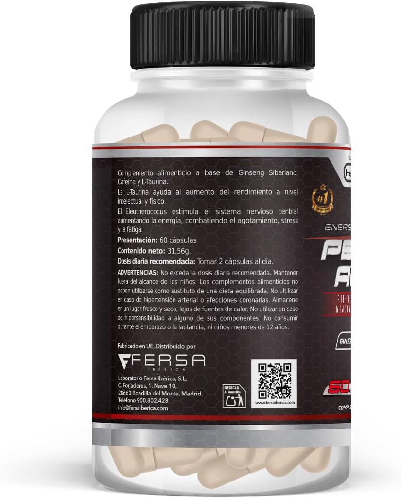 Thumbnail 5 de Healthy Fusion Perfor Activ ⚡ Pre-Entreno, 60 cápsulas