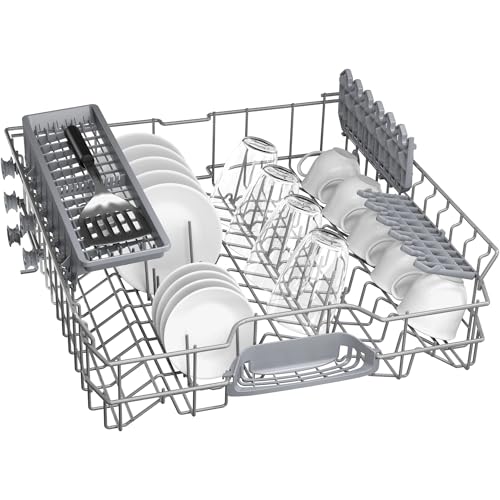 Thumbnail 8 de Bosch SMI2HTS02E: Lave-vaisselle encastrable 60 cm sans façade, noir sur bandeau acier brossé