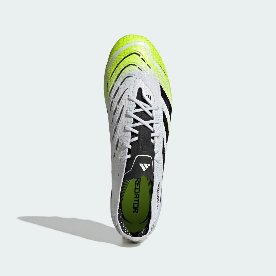 Detalle de Bota de césped artificial Predator Elite (Adidas) — color Blanco