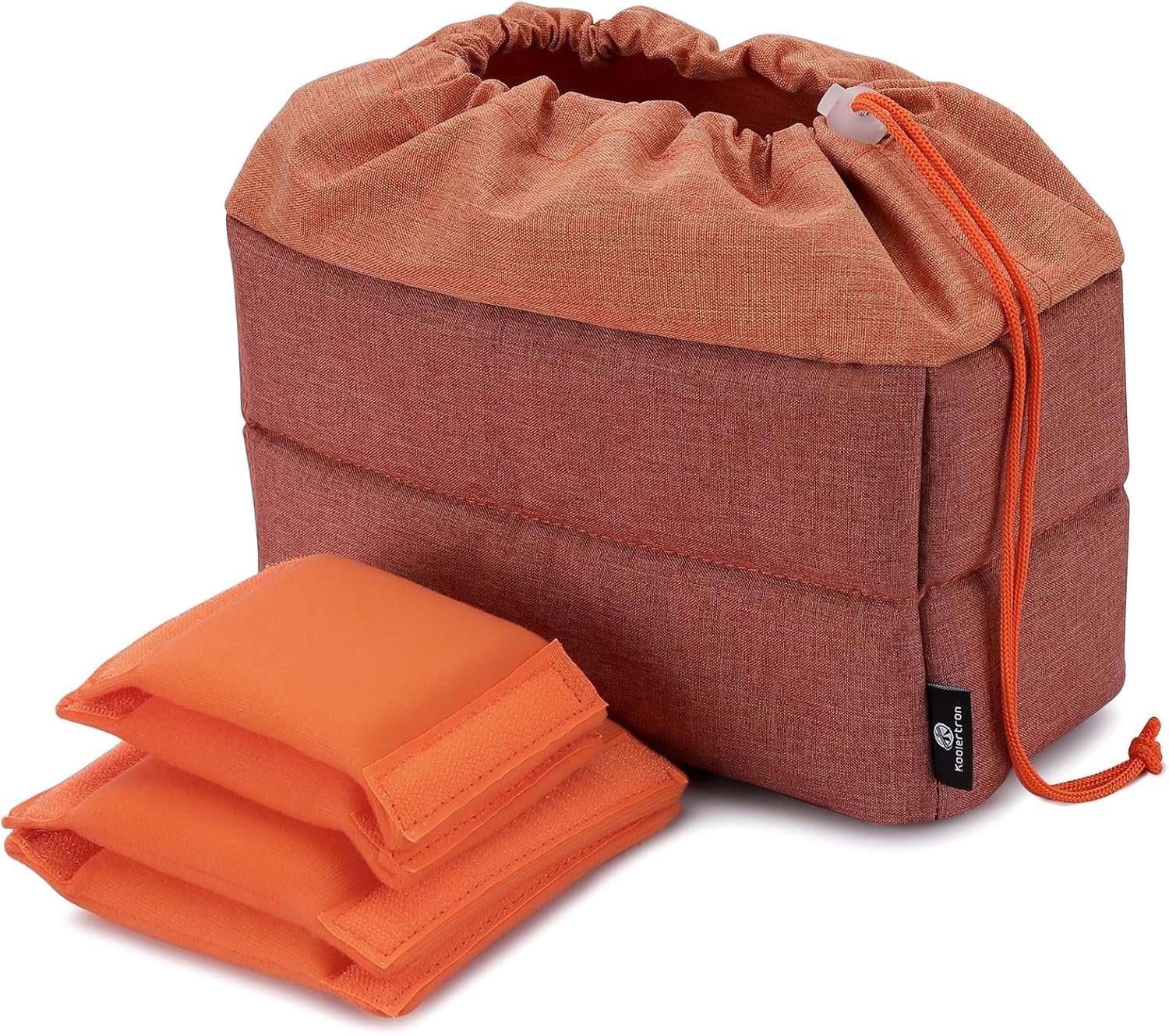 Thumbnail 5 de Koolertron padded DSLR camera insert shockproof bag (velvet & adjustable dividers) for 1 DSLR + 2 lenses