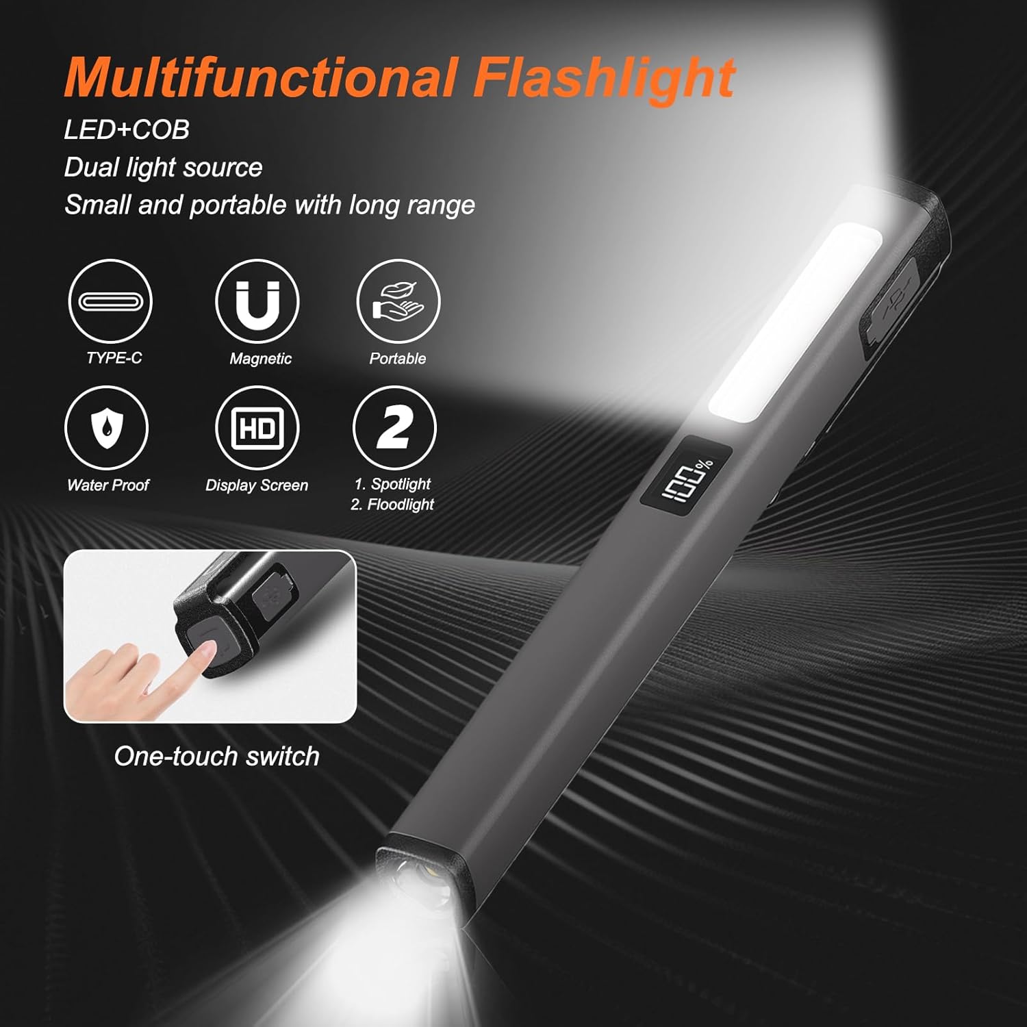 Thumbnail 2 de flintronic Mini Lampe de Poche Lampe LED Portable