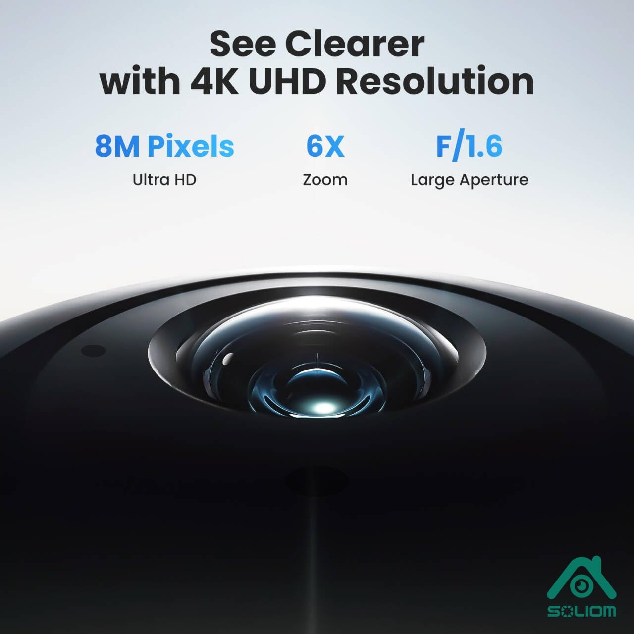 Detalle 2 de SOLIOM 4-Cam Kit 8MP Wireless Outdoor Cameras