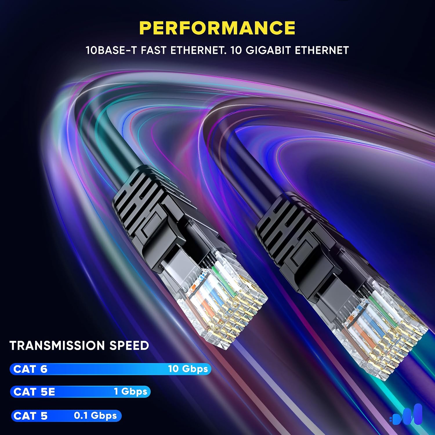 Detalle de Maximm Ethernet Cable 6 ft
