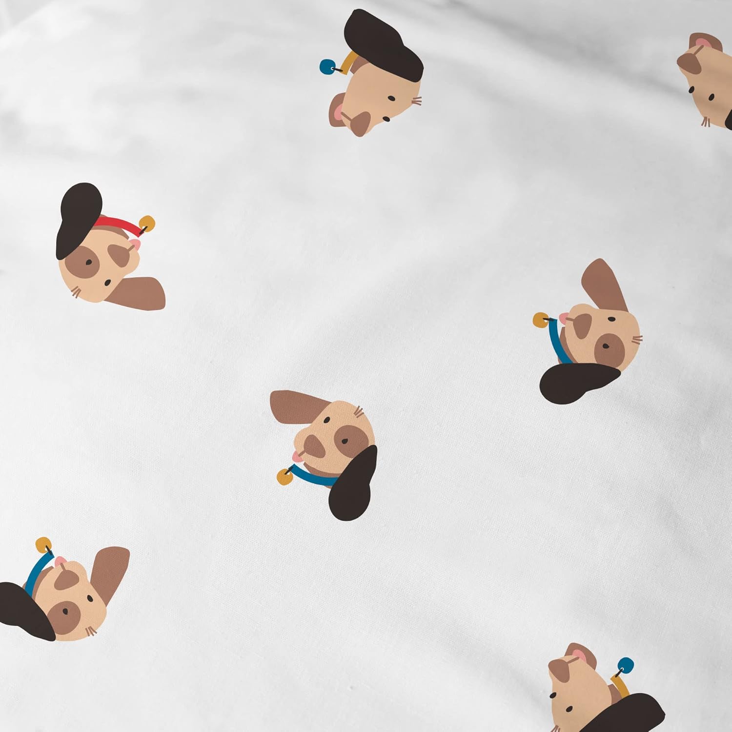 Thumbnail 4 de MATT & ROSE Parure de lit Garçon 140x200 cm WAF : housse + taie réversible en coton