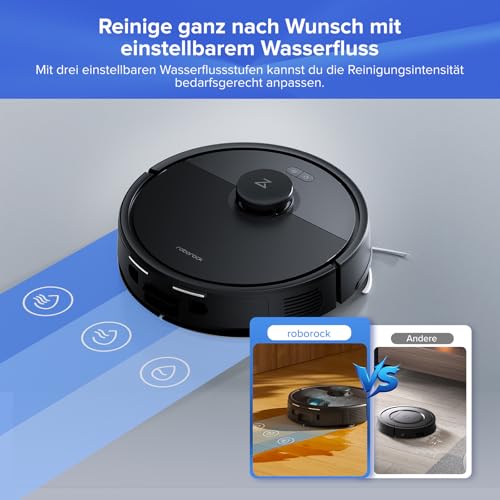 Detalle de Roborock Q7 L5+ Saugroboter mit Wischfunktion, Absaugstation – 8.000 Pa