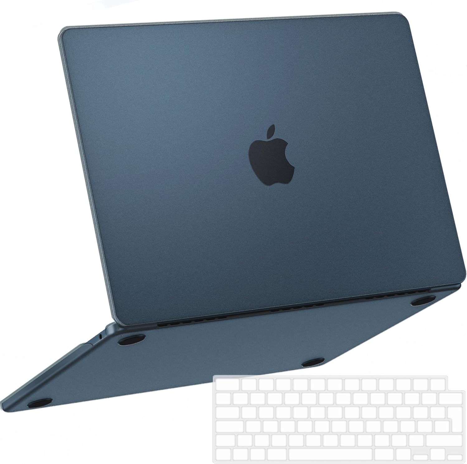 Thumbnail 6 de NPUOLS MacBook Air 15 Zoll Hülle 2023–2026: Ultradünne Hartschale mit Tastaturabdeckung (A3448/A3421/A3114/A2941) – Tiefes Teal