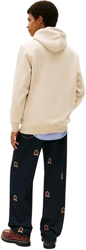 Thumbnail 1 de Tommy Jeans TJM Reg Linear Logo Hoodie Sudadera beige XXL