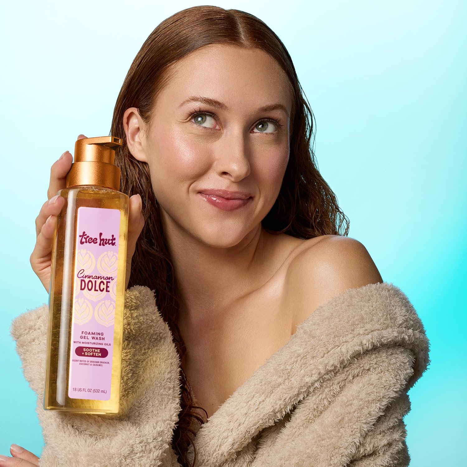 Detalle 2 de Tree Hut Cinnamon Dolce Foaming Gel Body Wash