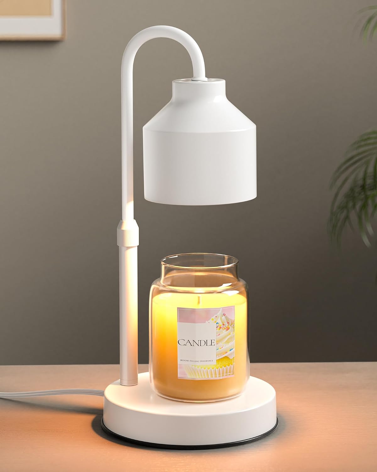 Detalle de Lisunar Candle Warmer Lamp, White