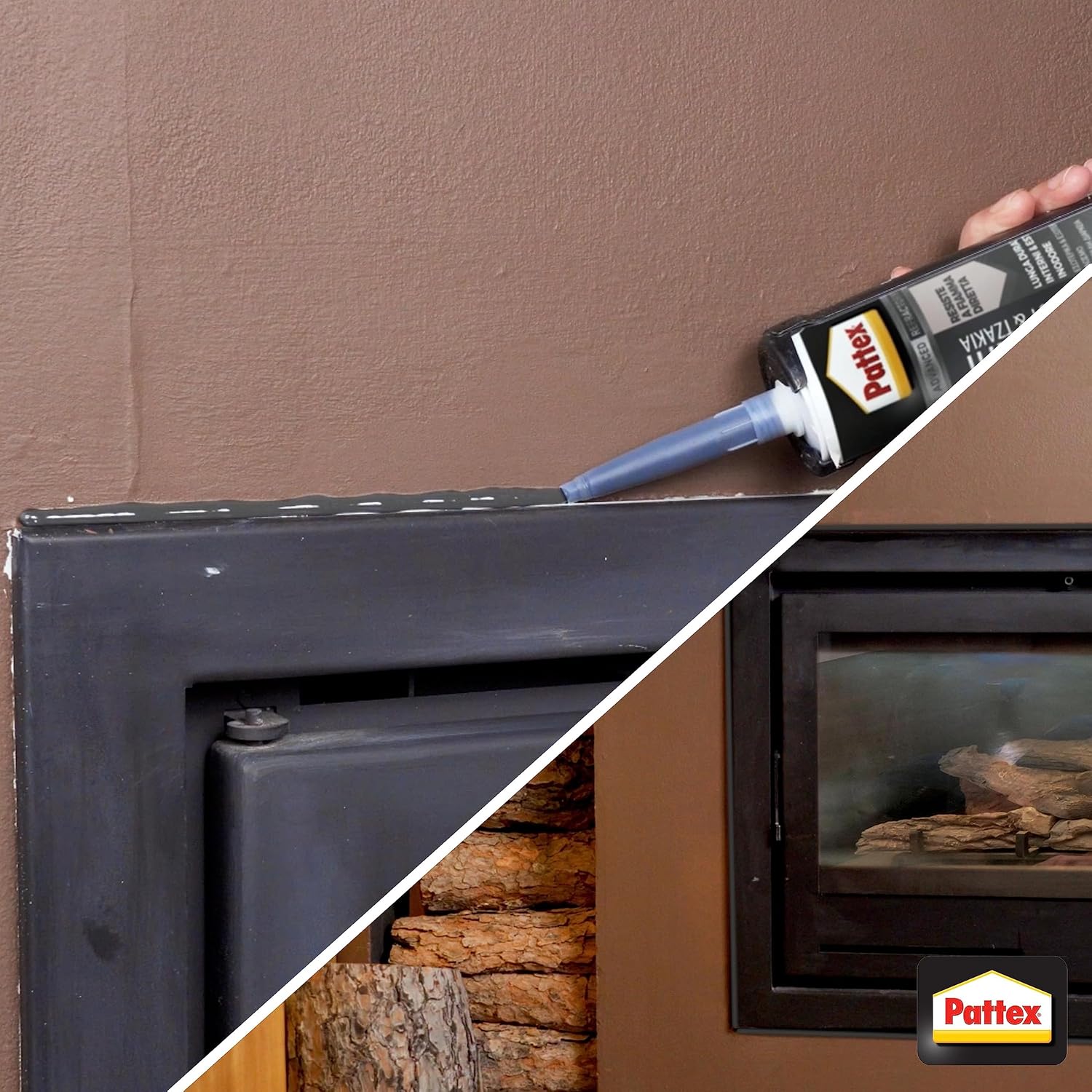 Thumbnail 3 de Pattex Barbecue e Caminetti silicone alta temperatura 280 ml