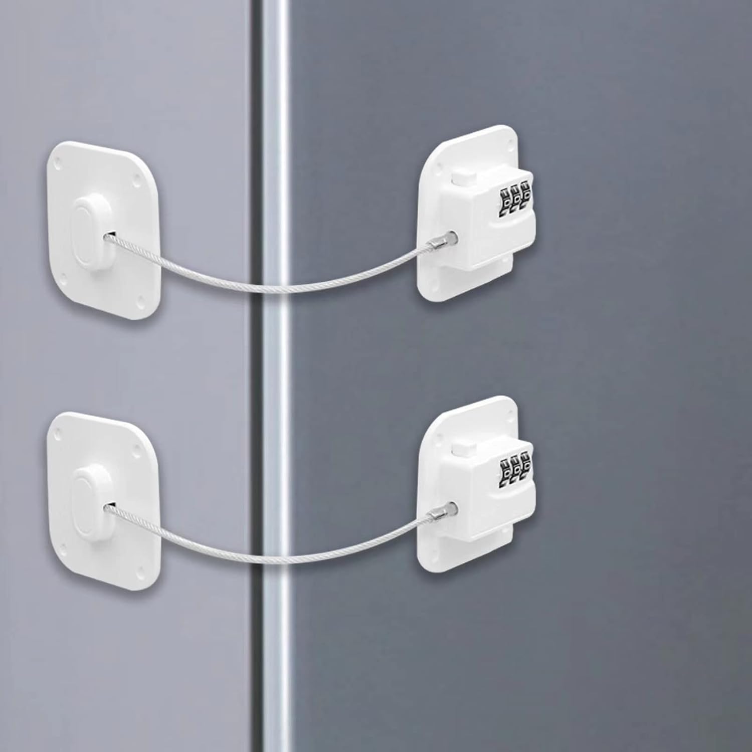 Thumbnail 6 de NewBinn Window & Refrigerator Lock 2-Pack for UPVC — Adhesive, No Drilling