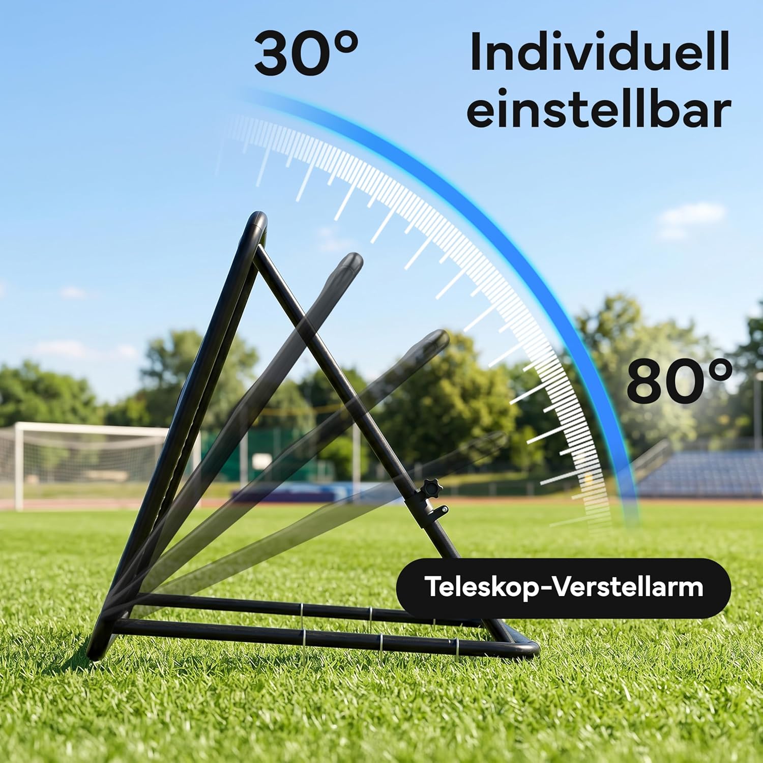 Thumbnail 3 de NEOLYMP Rebounder Fußball – Stufenlos verstellbar, robuster Metallrahmen, indoor/outdoor