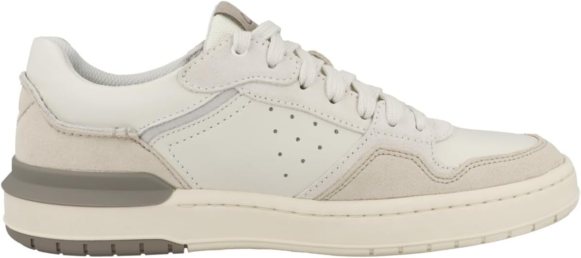 Thumbnail 2 de Clarks Courtlite2 Lo Basket Homme en suède off-white