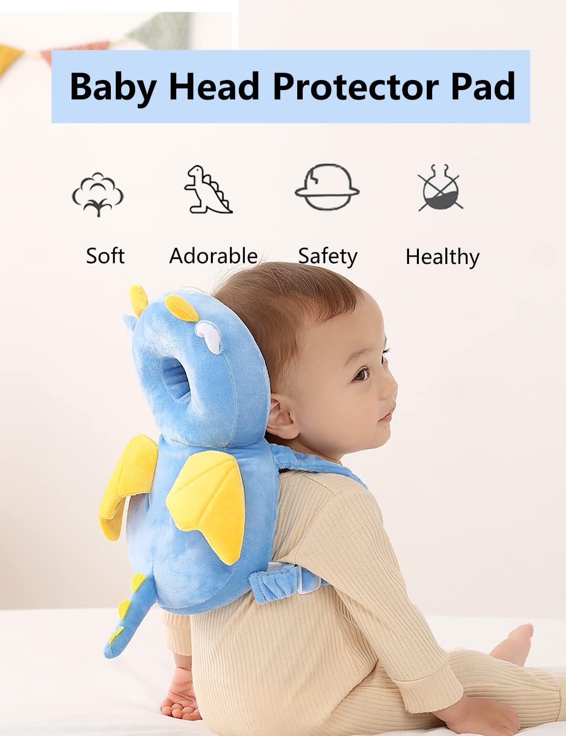 Detalle de Bambebe toddler safety helmet pads