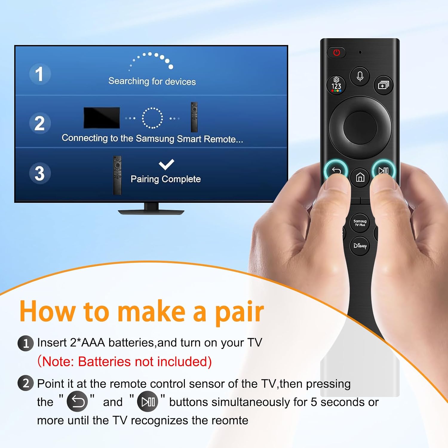 Thumbnail 6 de Voice Remote Control for Samsung TVs, ABS