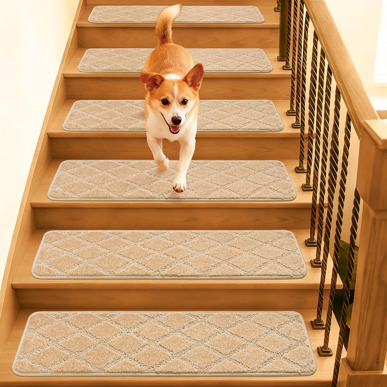 Detalle de BONACA Non-Slip Stair Treads 9" x 32