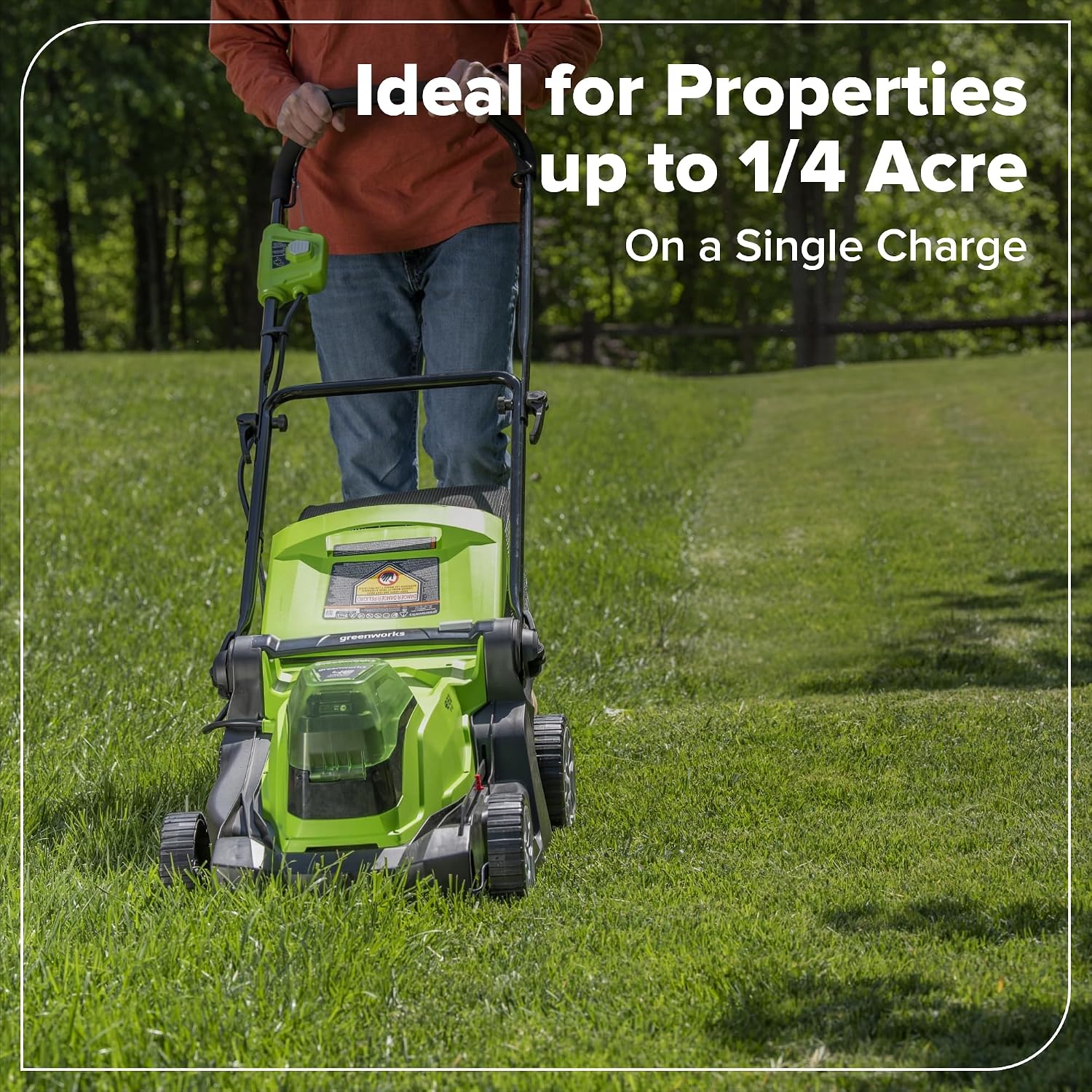 Detalle 1 de Greenworks Push Lawn Mower 17-Inch