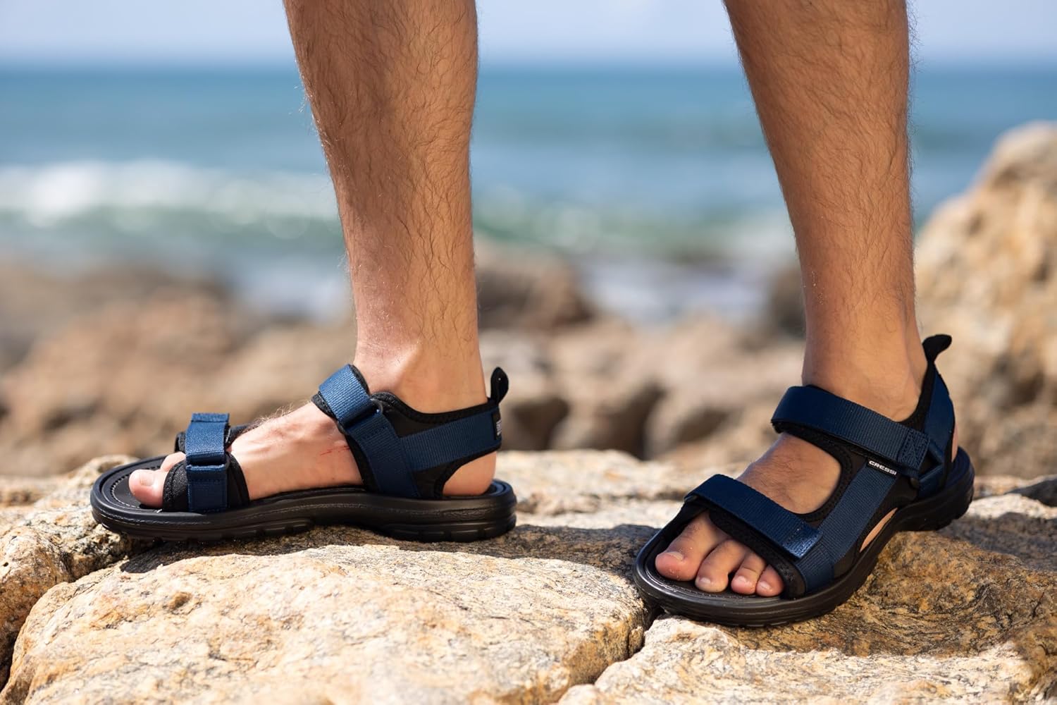 Detalle de CRESSI dal 1946 Pete Sandal – Sandalo Unisex per l’estate, comfort e praticità in spiaggia