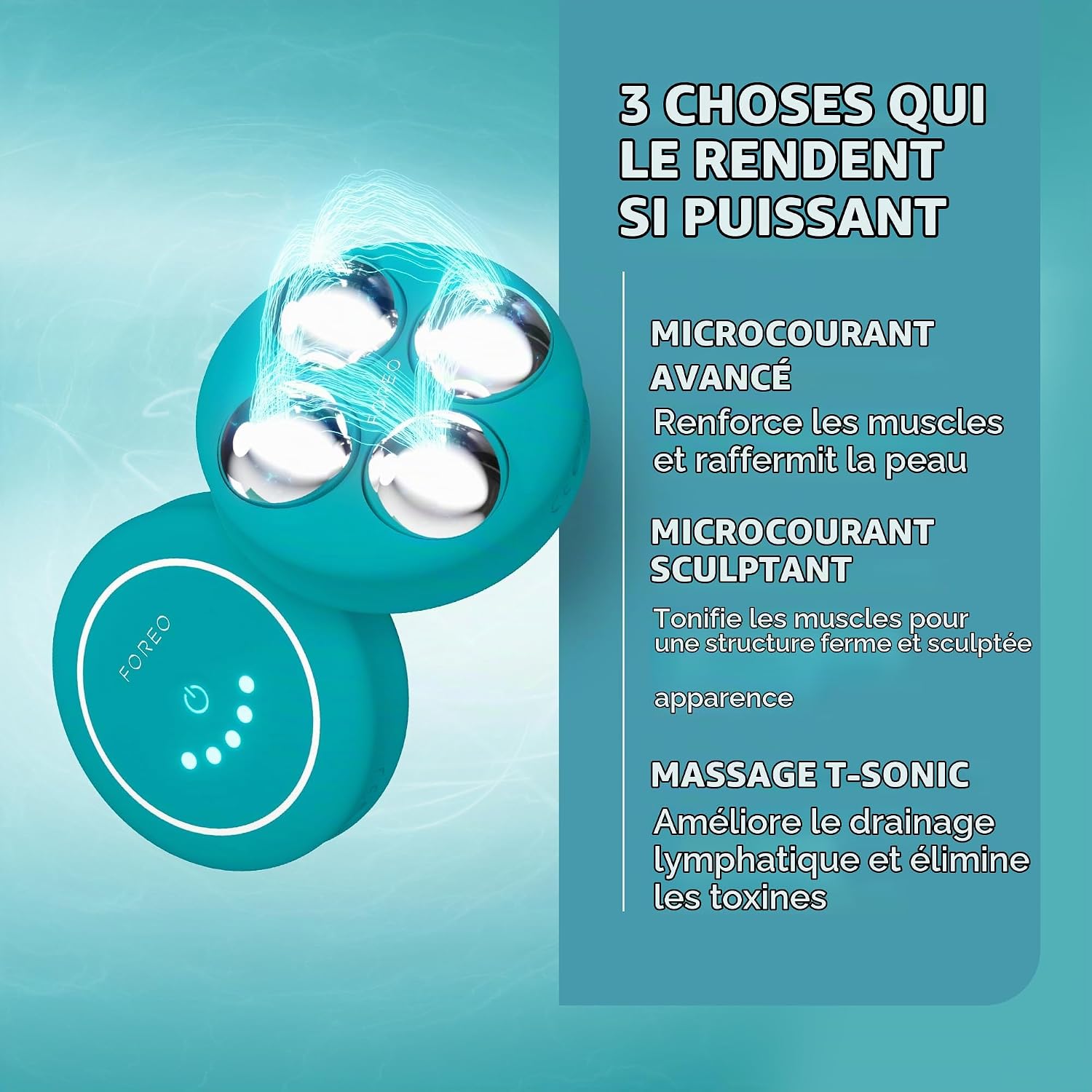 Detalle de FOREO BEAR 2 Body — Appareil de massage corps sculptant à micro-courant avancé