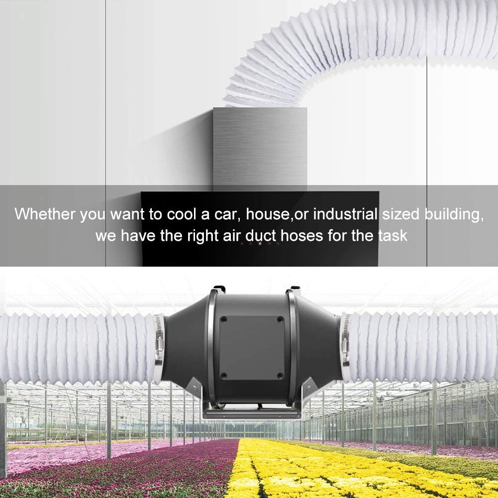 Thumbnail 5 de 4Inch 10ft Flexible Aluminum Air Ducting 100mm 🌀